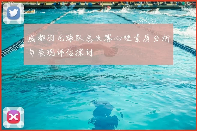 成都羽毛球队总决赛心理素质分析与表现评估探讨